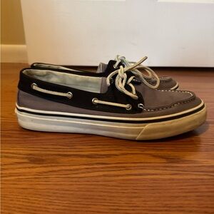 Men’s Sperry Size 11  Black and Gray Boat Shoes